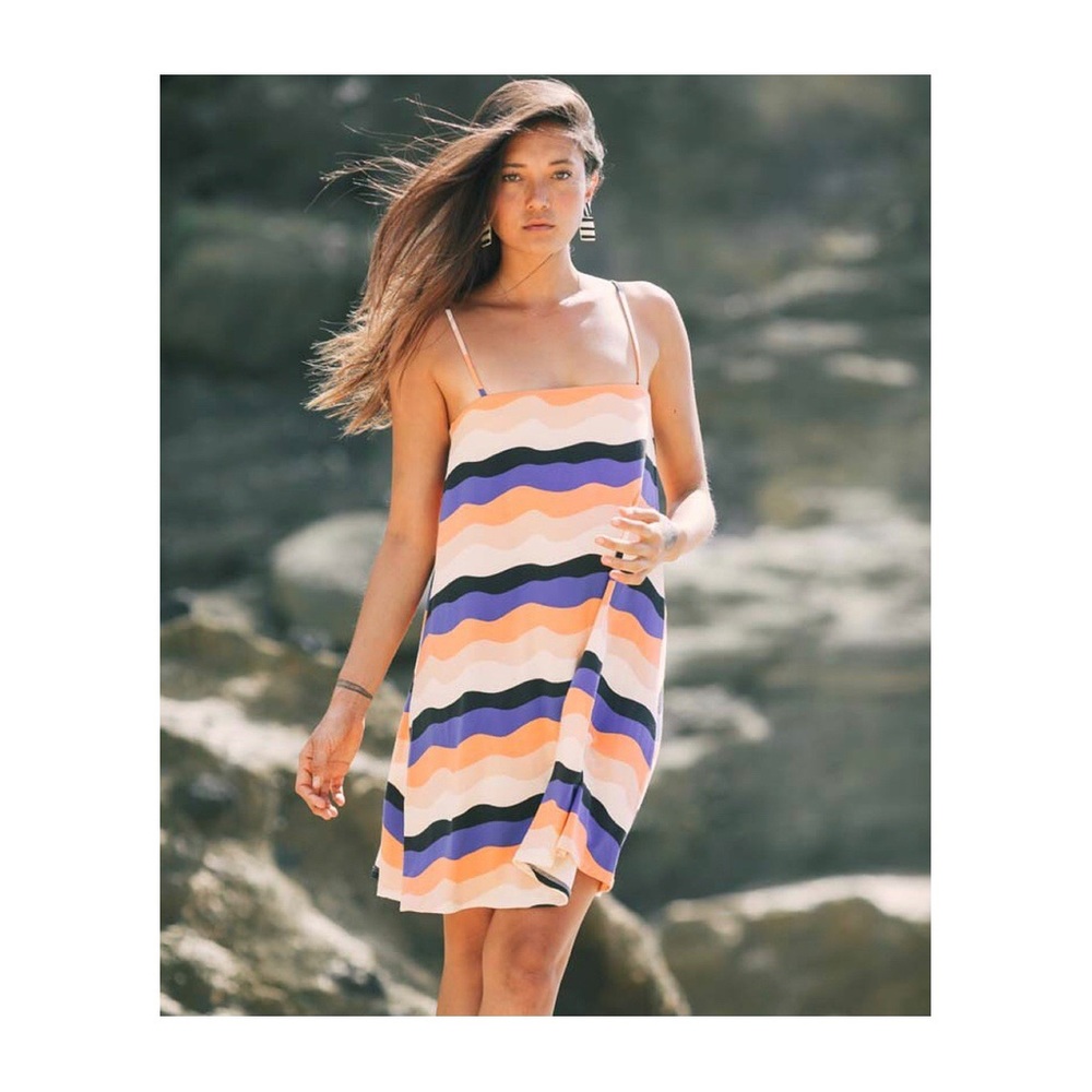 Fighting Eel Ava Sky Megan Sunset Dress L